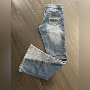 Black Crystal Stylish Blue Denim Jeans size 9